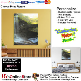 Wasserfälle Natur Entspannen Zuhause Office Pictur Leinwanddruck