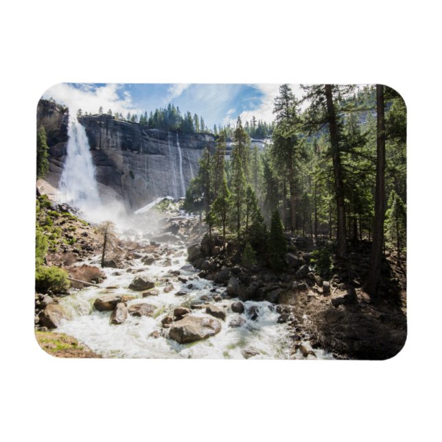 Wasserfälle | Nevada Fall, Yosemite, CA Magnet (Horizontal)