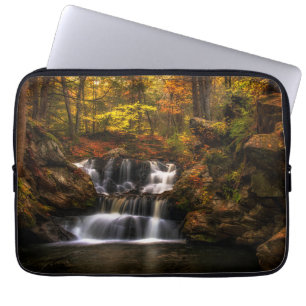Wasserfälle New England Connecticut Laptopschutzhülle