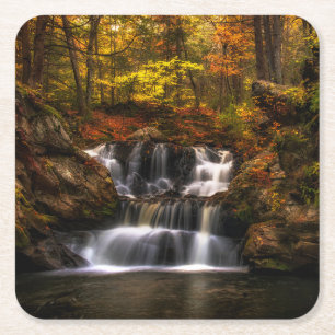 Wasserfälle New England Connecticut Rechteckiger Pappuntersetzer