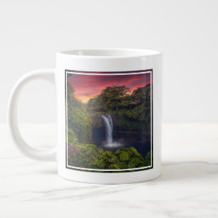 Wasserfälle Regenbogenfälle, Hilo, Hawaii Jumbo-Tasse