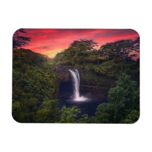 Wasserfälle   Regenbogenfälle, Hilo, Hawaii Magnet