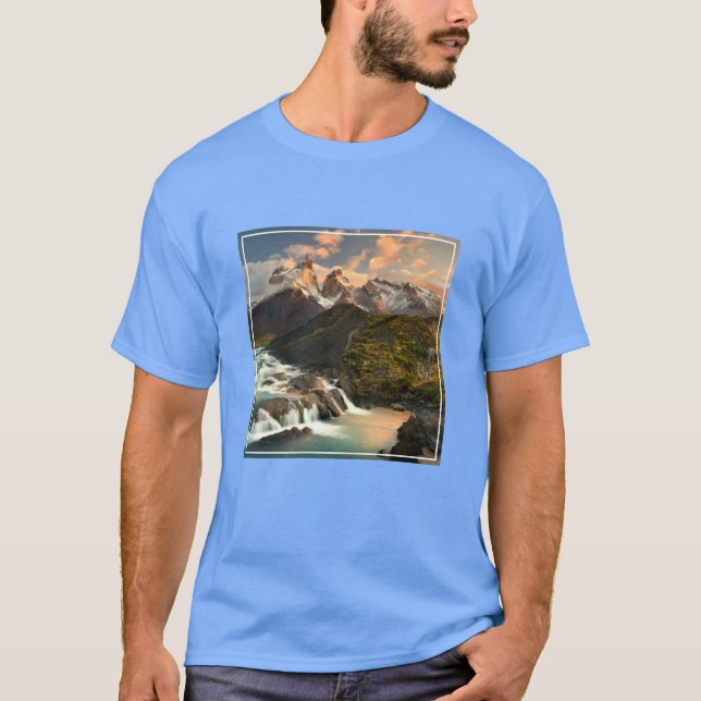 Wasserfälle | Salto Grade Wasserfall Patagonia Chi T-Shirt (Vorderseite)