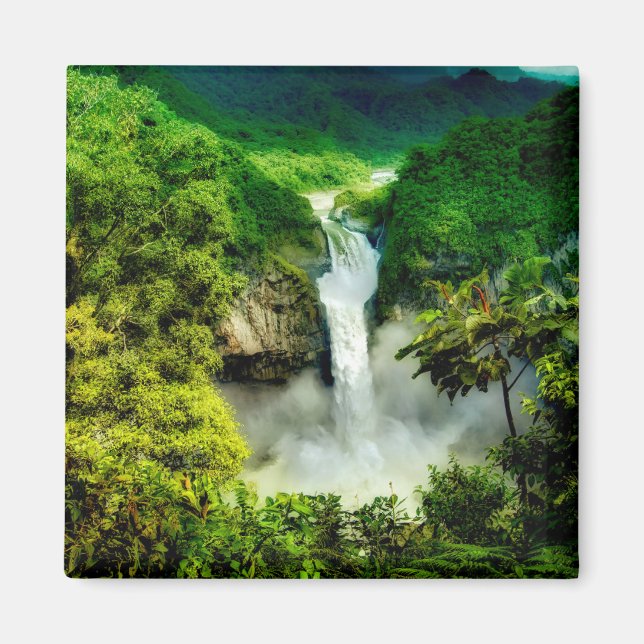 Wasserfälle | San Rafael Falls, Ecuador Magnet (Vorne)