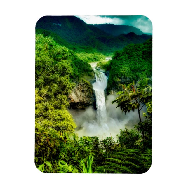 Wasserfälle | San Rafael Falls, Ecuador Magnet (Vertikal)
