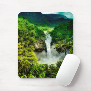 Wasserfälle San Rafael Falls, Ecuador Mousepad