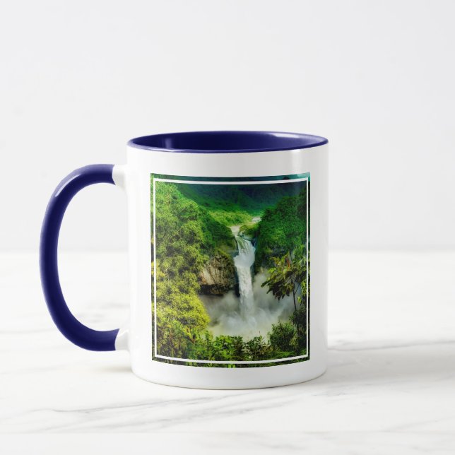 Wasserfälle | San Rafael Falls, Ecuador Tasse (Links)