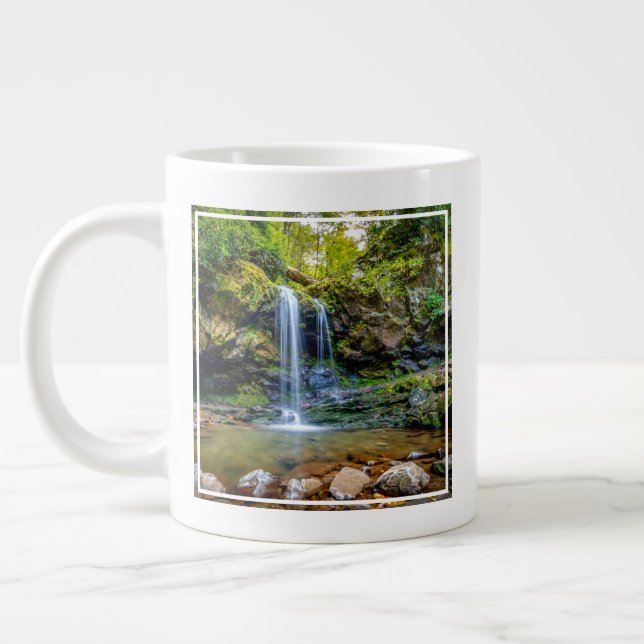 Wasserfälle | Smokey Mountain National Park Jumbo-Tasse (Links)