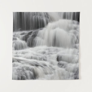 WASSERFÄLLE UND SCHWARZE UND GrauWASSERFÄLLE Wandteppich