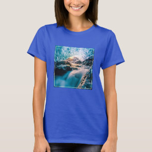 Wasserfälle   Vatnajokull Glacier, Ost-Island T-Shirt