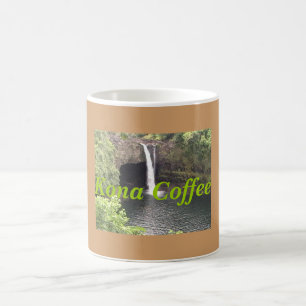 Wasserfälle von Kona, Kona Kaffee Tasse