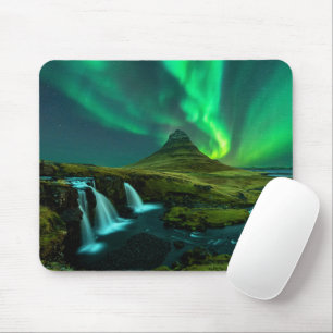 Wasserfälle   Wasserfall Kirkjufellfoss, Island Mousepad