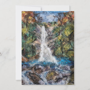 Wasserfälle Wolle Needle Felge Art Print Vielen Da Dankeskarte