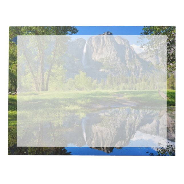 Wasserfälle | Yosemite Falls, Kalifornien Notizblock (Vorderseite)