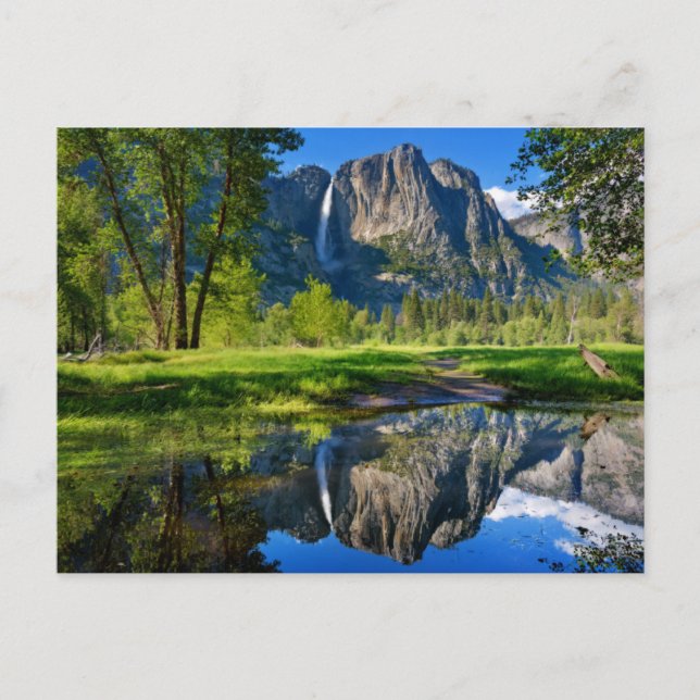 Wasserfälle | Yosemite Falls, Kalifornien Postkarte (Vorderseite)
