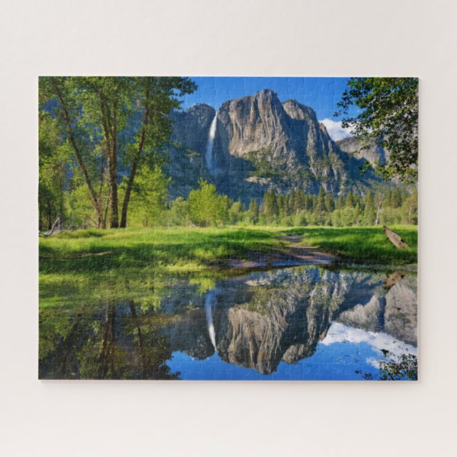 Wasserfälle | Yosemite Falls, Kalifornien Puzzle (Horizontal)