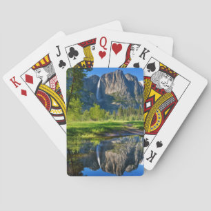 Wasserfälle Yosemite Falls, Kalifornien Spielkarten