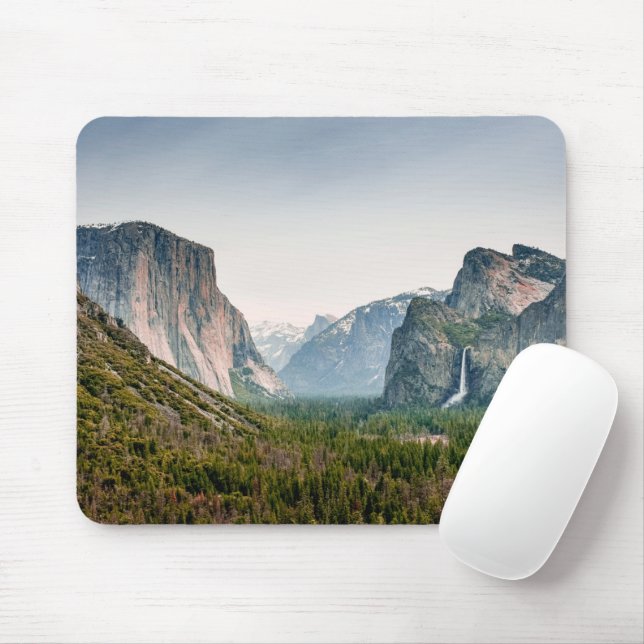 Wasserfälle | Yosemite Valley National Park Mousepad (Mit Mouse)