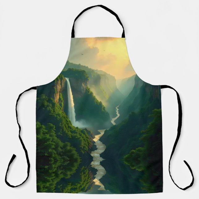Wasserfalltal-Schürze Schürze (Vorderseite)