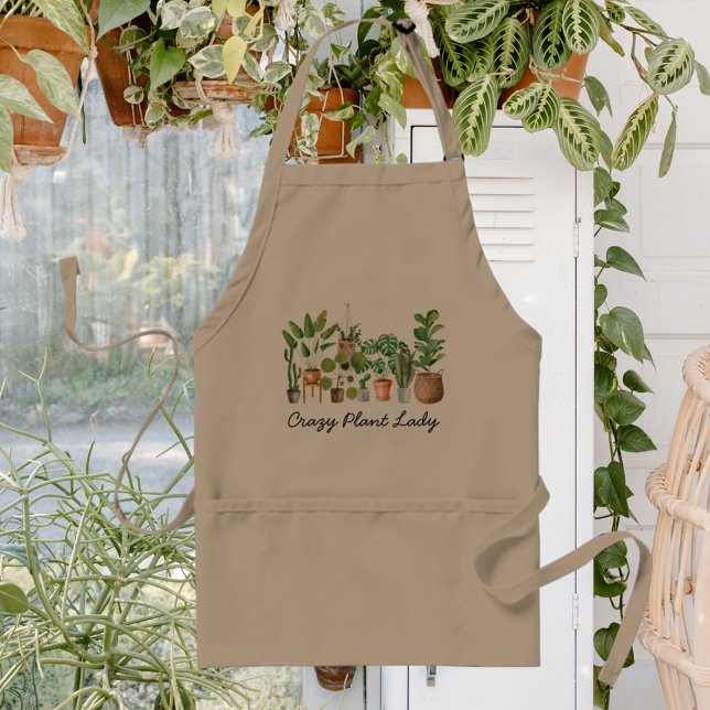 Wasserfarbangebot für tropische Haushaltspflanzen Schürze (In situ)