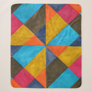 Wasserfarbe abstrakt kreatives Design. Sherpadecke