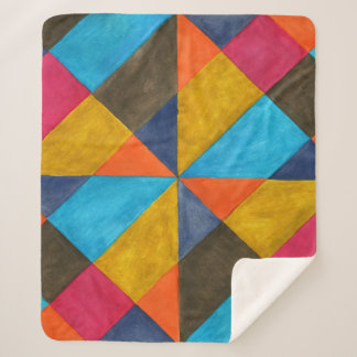 Wasserfarbe abstrakt kreatives Design. Sherpadecke