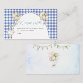 Wasserfarbe alberne Gänse Geburtstags-Windelpreisr Begleitkarte