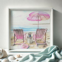 Wasserfarbe an der Küste 2