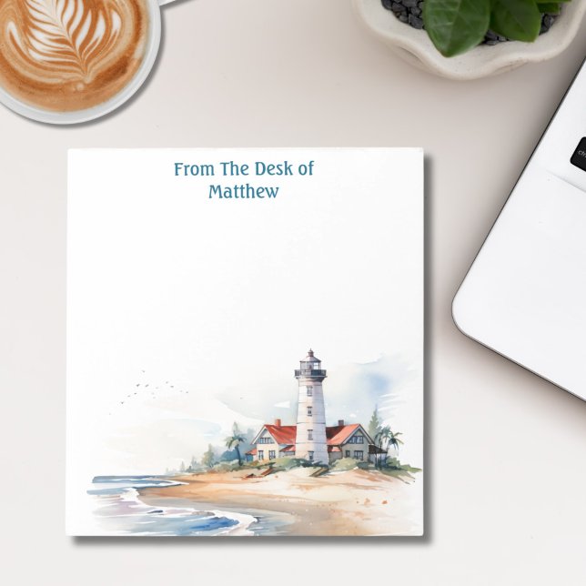 Wasserfarbe an der Küste Notizblock (Von Creator hochgeladen)