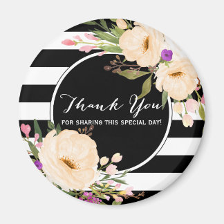 Wasserfarbe Anemone Blooms Danke Magnet