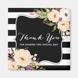 Wasserfarbe Anemone Blooms Danke Magnet