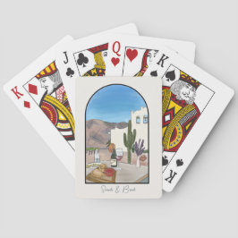 Wasserfarbe Argentinien Gastgeschenke Hochzeiten Spielkarten