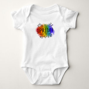 Wasserfarbe Baby Strampler