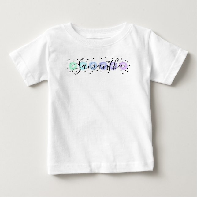 Wasserfarbe Baby T-shirt (Vorderseite)