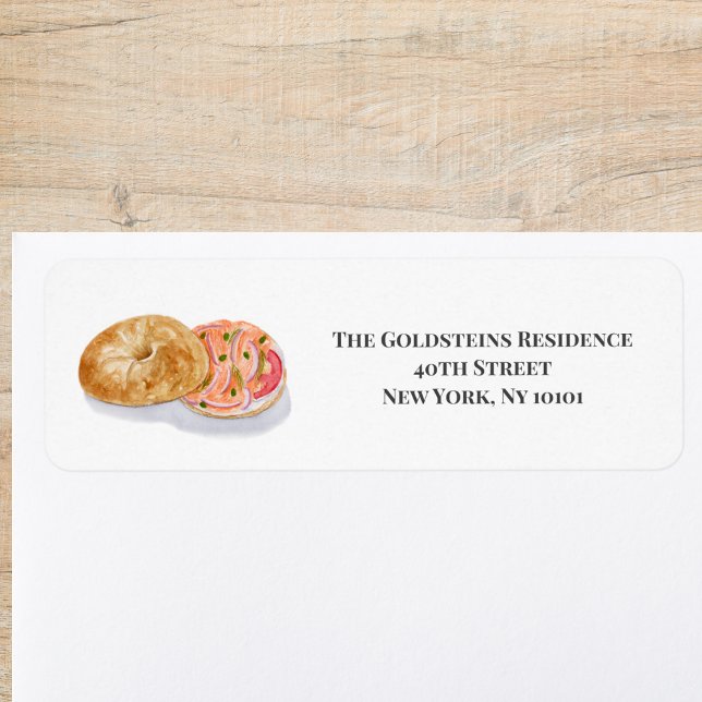 Wasserfarbe Bagels Rauchlachs (Von Creator hochgeladen)