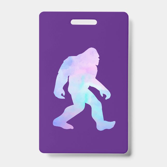 Wasserfarbe Bigfoot Ausweis (Vorderseite)