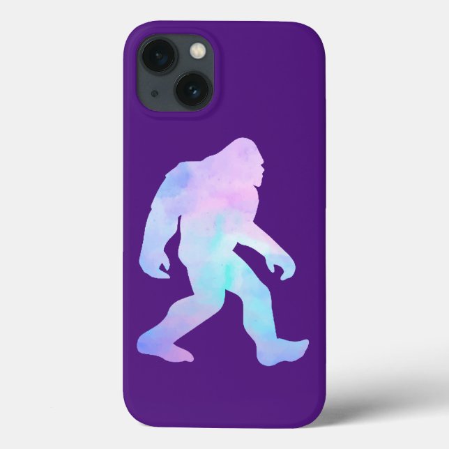 Wasserfarbe Bigfoot Case-Mate iPhone Hülle (Rückseite)