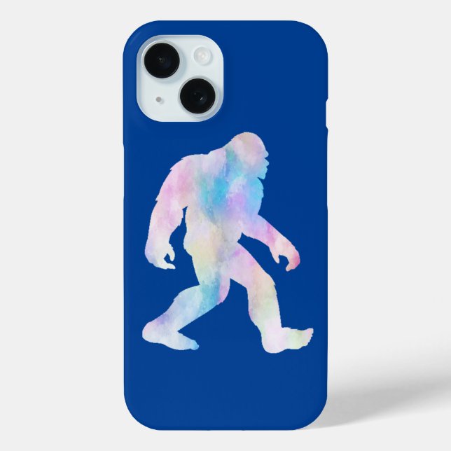 Wasserfarbe Bigfoot Case-Mate iPhone Hülle (Rückseite)