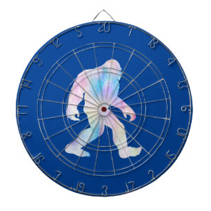Wasserfarbe Bigfoot Dartscheibe