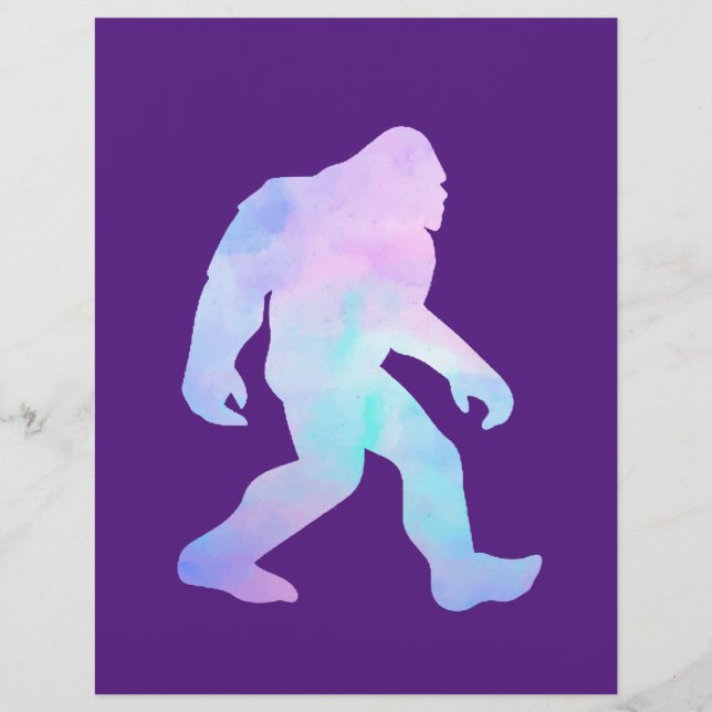 Wasserfarbe Bigfoot Flyer (Vorne)