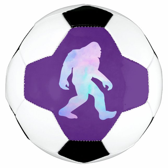 Wasserfarbe Bigfoot Fußball (Vorderseite)