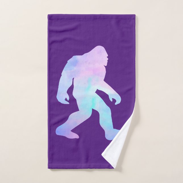Wasserfarbe Bigfoot Handtuch (Handtuch)