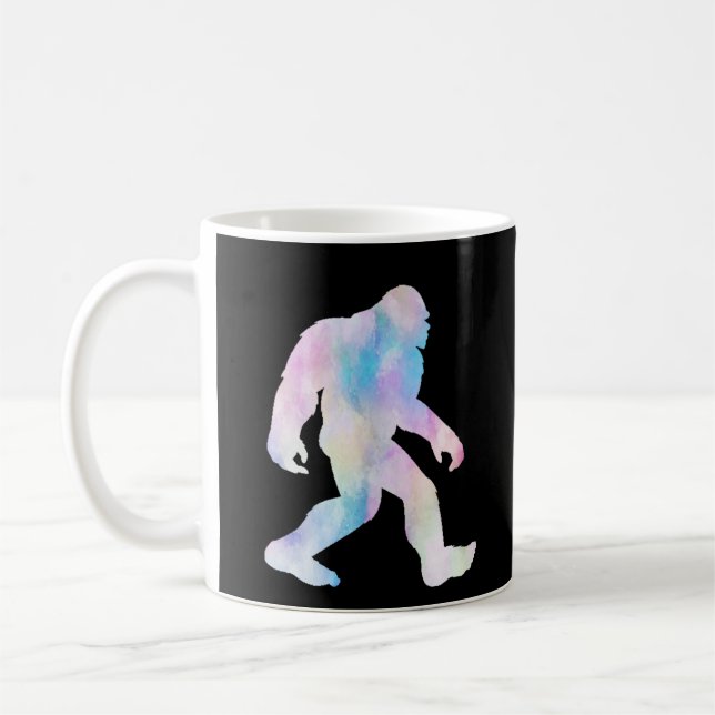 Wasserfarbe Bigfoot Kaffeetasse (Links)