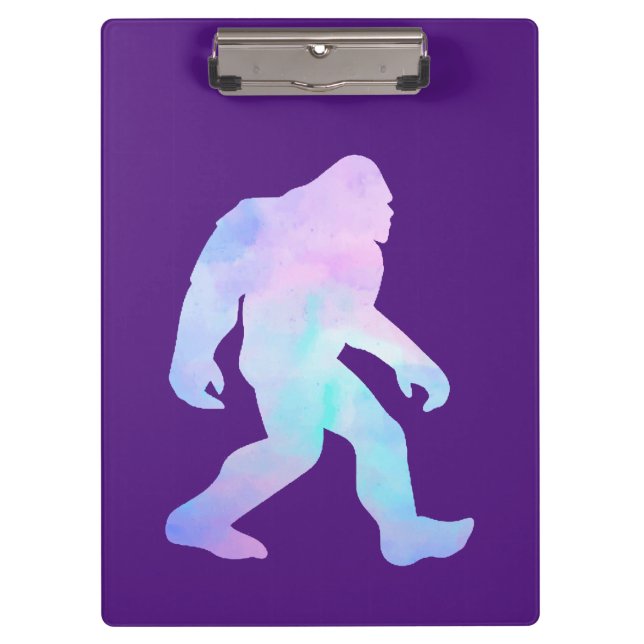 Wasserfarbe Bigfoot Klemmbrett (Vorderseite)