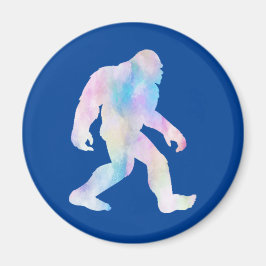 Wasserfarbe Bigfoot Magnet