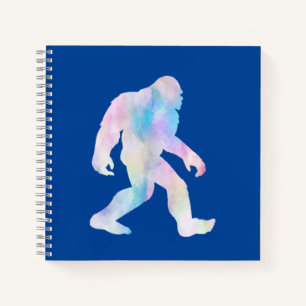 Wasserfarbe Bigfoot Notizbuch