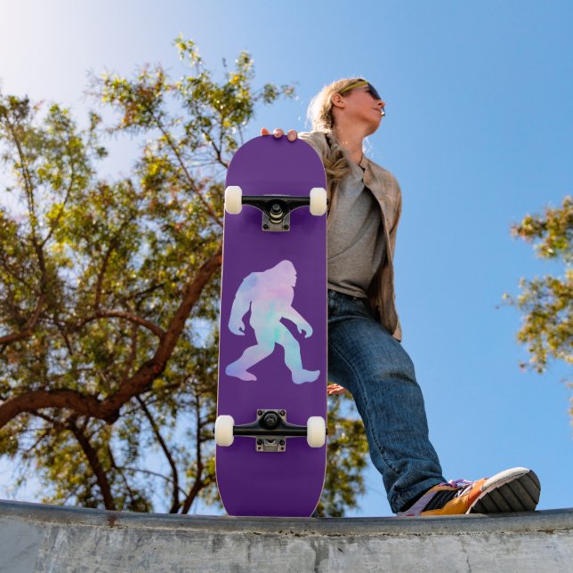 Wasserfarbe Bigfoot Skateboard (Außenbereich 1)