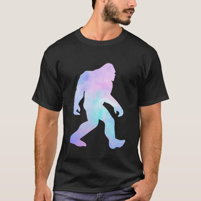 Wasserfarbe Bigfoot T-Shirt (Vorderseite)