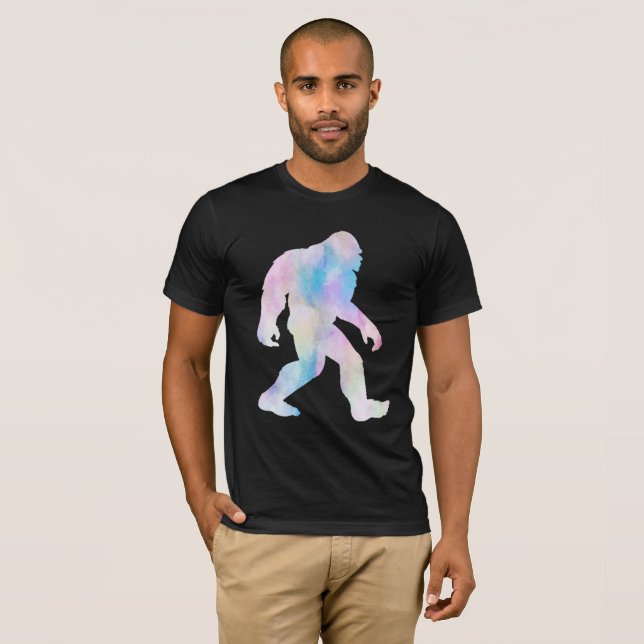 Wasserfarbe Bigfoot T-Shirt (Vorne ganz)