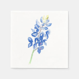 Wasserfarbe Bluebonnet 1 Serviette